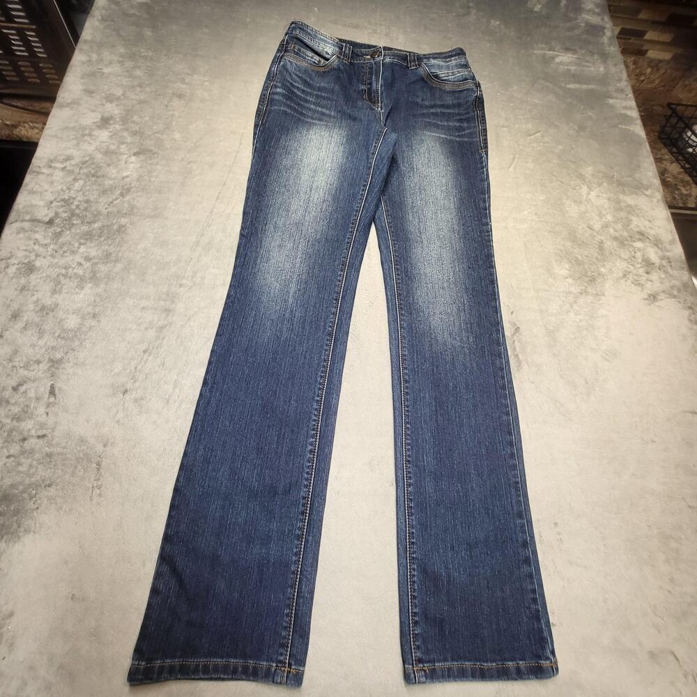 Cecil Toronto Jeans Womens 30 Blue Bootcut Mid Rise Medium Wash Stretch